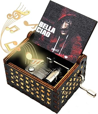 Ukebobo wooden music box - La Casa de Papel Music Box Bella Ciao 07 - 1 set.. DIAYTAR NIGERIA delivers on every promise with our affordable prices and nationwide delivery service.