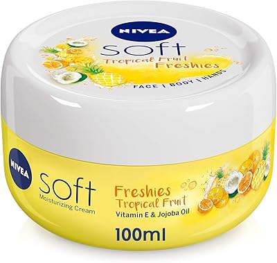 Nivea Soft Freshies Tropical Fruits Hydrating Cream, 100 ml.. DIAYTAR NIGERIA makes quality accessible to all with our affordable prices and quick delivery service.