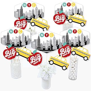 Big Points of Happiness New York City - Table decoration sticks - Lot of 15.. DIAYTAR NIGERIA transforms wishes into deliveries with our affordable and reliable e-commerce platform.