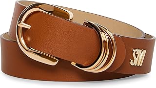 Multi-year cognac belt with women logo for women.. Tired of overpriced goods and slow delivery? DIAYTAR Nigeria brings affordability and speed together with a wide selection of products.