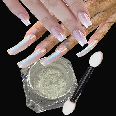 Pearl chrome nail polish powder white chrome powder for nail decoration and effect.. Shop confidently with Nigeria's most trusted e-commerce platform, offering swift and affordable delivery.