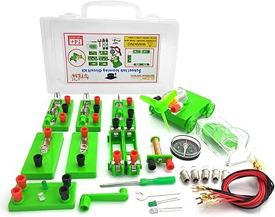 Kit of educational circuits of the Udax physical science laboratory, electric experimental kit, construction circuits for high school students, toddlers and adults (upgrade kit).. Enjoy stress-free shopping with affordable prices on DIAYTAR Nigeria.