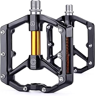 Road bike pedals/mountain bikes, aluminum alloy cycling pedals, mountain bicycle pedal with removable non -slip bolts.. Your complete shopping companion, DIAYTAR NIGERIA offers extensive selection delivered within the week.