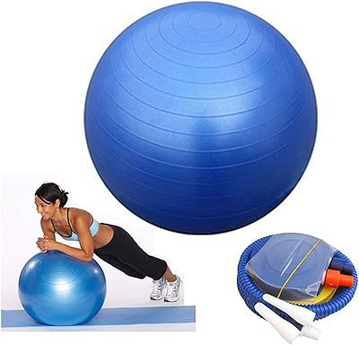 Yoga antideflagrant, aerobic, fitness, home gymnastics ball, 65 cm, blue.. From kitchen tools to phones — DIAYTAR Nigeria ships it all in a week.