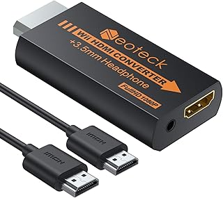 Newtec Wii HDMI 1080p adapter to HDMI Balancers + 3.5 mm jack in aluminum alloy, Wii signal converter to 720p and 1080p with HDMI cable.. Your digital shopping companion, DIAYTAR NIGERIA offers exceptional value with delivery in less than 8 days.