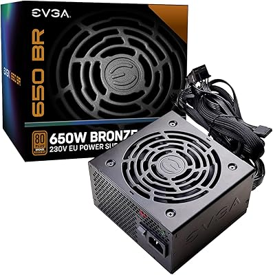 EVGA 650 BR power supply, 80+ bronze 650W, 3 year warranty.. Your shopping dreams realized through DIAYTAR NIGERIA's affordable platform with reliable delivery times.