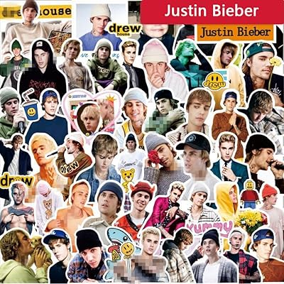 GOODERN 57 PIECES Justin Bieber Sticker Justin Bieber Waterproof Vinyl Photo Stickers Justin Bieber Buggage Sticker Justin Mignon Cartoon Socopics Sticker Coque Laptop Water Bottles Stickers Fans Gifts Gifts.. DIAYTAR NIGERIA connects your desires with reality through our affordable e-commerce platform and quick delivery.