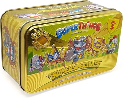 Super Things Rivals of Kaboom Gold Box - contains figurines in series 3, including an ultra rare figurine (m. King), 2 golden captains, 6 silver captains and 2 super golden, assorted, one -sided super cursors.. Discover the perfect shopping experience with DIAYTAR NIGERIA's vast selection and prompt delivery service.