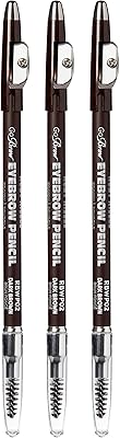 Ruby Kisses GO eyebrow pencil, long -lasting, long -lasting, wooden eyebrow pencil, pack of 3 (dark brown).. Experience the future of online shopping with DIAYTAR NIGERIA's extensive product range and competitive pricing.