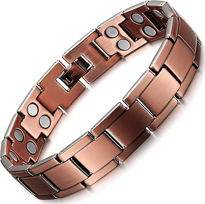 Double row magnetic therapy bracelet for men ren in to relieve arthritis pain.. Experience retail therapy without the financial stress at DIAYTAR NIGERIA's budget-friendly marketplace.