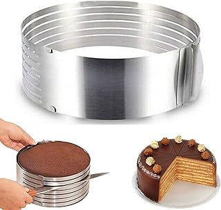 Rainbean Rainbean Rainbean Rainbean Round Steel Steel Cake Slicer in 6.. Your favorite brands are just a click away on DIAYTAR Nigeria.