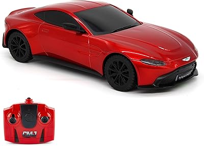 CMJRC Carstm Car Vantage Voom St remote controlled Aston Martin on a scale 1:24 under official license, red.. DIAYTAR NIGERIA delivers value, variety, and convenience with our nationwide 5-8 day shipping.