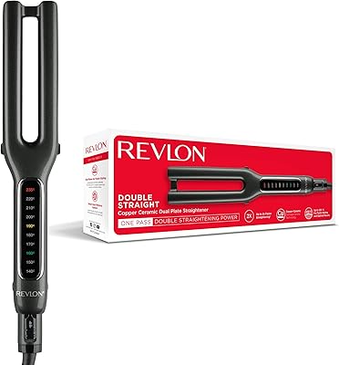 Revlon Straight Dual Style (Double plate design, advanced copper ceramic technology, LED display, intelligent thermal memory system, 10 heat settings up to 235 ° C) RVST2204UK.. Your digital shopping companion, DIAYTAR NIGERIA offers exceptional value with delivery in less than 8 days.