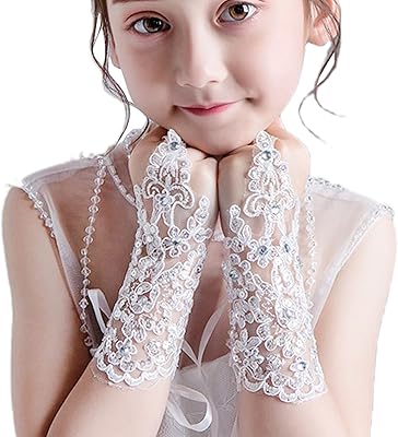 Elifemona gloves for girls for special occasions, first communion gloves for wedding party.. Order now, relax later — DIAYTAR Nigeria ships in 5 to 8 days.