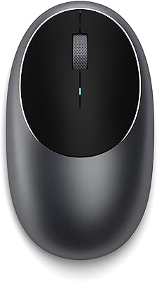 Wireless Bluetooth Mouse Satisfy M1 in aluminum with rechargeable port of type C - Compatible with MacBook Pro/Air M2 2022, Mac Mini, IMAC Pro/Imac, iPad Air M1 2022, iPad Pro 2021 and more (gray).. Shop across categories at DIAYTAR NIGERIA with the confidence of prompt and budget-friendly delivery.