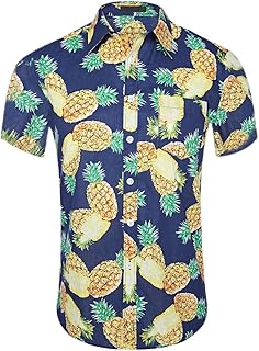 Caterto Hawaiian shirt with short sleeves and Aloha floral print for men, fast drying.. Transform your shopping experience with DIAYTAR NIGERIA's vast product selection delivered at unbeatable prices.
