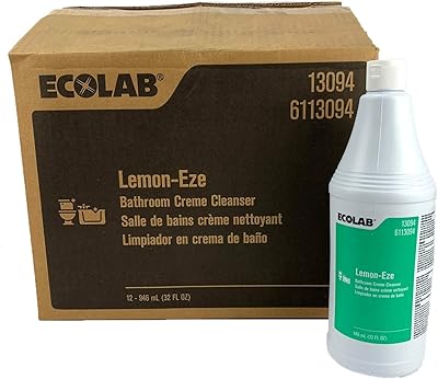 Ecolab 13094 Lemon cleaner cream - Grease and attractive Pro Strength Lemon Ease Blast (12 pieces).. DIAYTAR NIGERIA: Where value shopping meets reliable 5-8 day delivery across the nation.