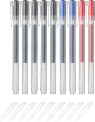 Strathi moji gel ink pens 0.5 mm set of 3 colors black-5 pieces blue-2 pieces red-2 pieces... Experience the joy of discovery with DIAYTAR NIGERIA's vast catalog and nationwide affordable delivery.