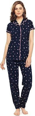 Cotton nightgown printed heart for woman with set shirt and pajamas 5250.. Transform your online shopping experience with DIAYTAR NIGERIA's affordable and diverse marketplace.