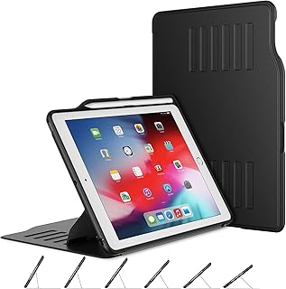 Jettech shell compatible with 9.7 inch iPad 2018/2017 (6th/5th generation) with pencil holder, Magnetic Multi-English antichoc protection support (black).. Get access to thousands of affordable products only on DIAYTAR Nigeria.