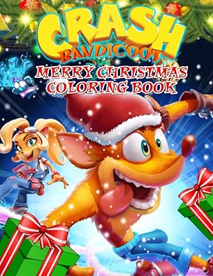 Crash bandicoot: left! christmas coloring book: (new 2022) coloring book for children