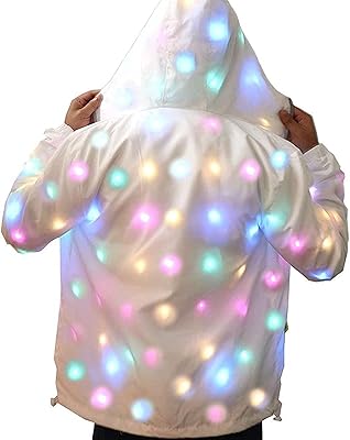 LED luminous cosplay costume, hooded flash coat, family clothes for adults and children, men women, dance club.. DIAYTAR NIGERIA transforms online retail with our affordable platform and dependable shipping service.