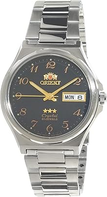 Digital watch with black dial for men orient tristar ab02004b, silver, fab02004b, silver, silver, bracelet.. DIAYTAR NIGERIA combines affordability, variety, and convenience with nationwide delivery services.