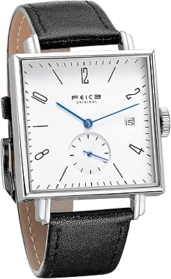 Bauhaus automatic square watch for men, analog mechanical watch - Sapphire mirror - 34 mm housing - FM301, Casual.. Your comprehensive marketplace awaits at DIAYTAR NIGERIA with affordable prices and reliable delivery times.