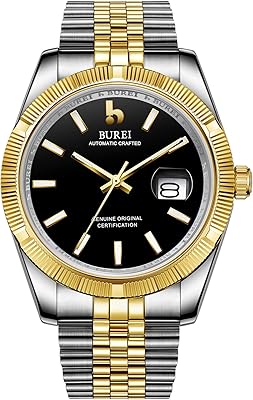 Luxury watch for men of 41 mm automatic reassembly in stainless steel with display.. Why shop anywhere else? DIAYTAR Nigeria has it all and delivers fast.