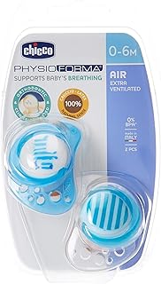 Latex pacifier chicco physio air for newborns up to 6 months, 2 rooms, blue color.. Discover endless possibilities with DIAYTAR NIGERIA's extensive product range and affordable shipping.