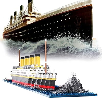 Alykdon Mini Titanic Building Blocks Set with 1860 mini brick pieces, DIY 3D puzzle, educational gift for adults and children.. DIAYTAR NIGERIA: Your partner in affordable online shopping with dependable delivery within 8 days.