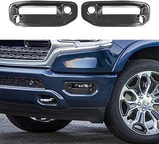 L'Ascape fog lightship tightening beacon, front fog light protection cover, fog lights compatible with RAM 2018-2022, RAM accessories (2 parts in carbon fiber).. Enjoy the simplicity of shopping with DIAYTAR NIGERIA, offering vast choices delivered in just 5-8 days.