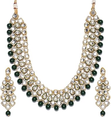 Modern gold plated jewelry set Modern and elegant shining diva for women - green, (rrsd7818s), cubic zirconia.. DIAYTAR NIGERIA stands as your affordable shopping ally with nationwide delivery in just 5-8 days.