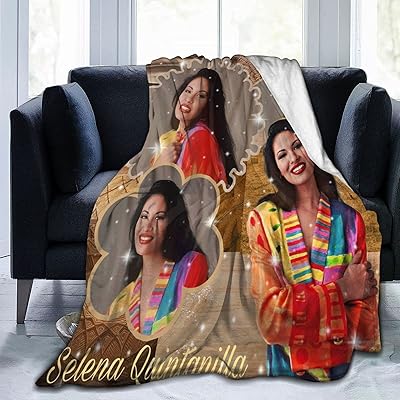 Kamez Selena Quintanilla blanket for children and adults, bedroom in ultra -soft micropolar microfiber for bed, sofa, spare travel cover.. DIAYTAR NIGERIA brings the nation's largest product catalog to your doorstep at prices you'll appreciate.