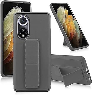 Fine high -quality Silicone Protective shell in PU leather with improved protective bracelet and strap for Huawei Nova 9 4G (gray).. Get what you need, when you need it — DIAYTAR Nigeria delivers fast.