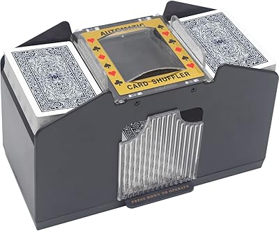 Tafobe Card Shuffle 2-4 Automatic deck, electric card drill powered by battery, for a/poker/card to play.. Shop from our extensive catalog at DIAYTAR NIGERIA and enjoy doorstep delivery in just 5-8 days.