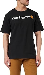 Carhartt Core Logo Printed Logo T-shirt for men (1), blue, S package.. Your digital shopping companion, DIAYTAR NIGERIA offers exceptional value with delivery in less than 8 days.