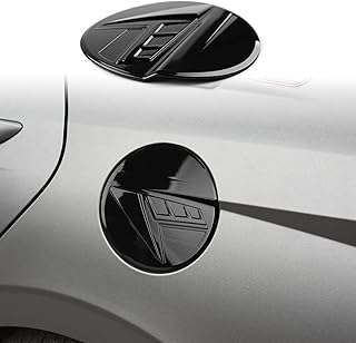 Infocase car fuel tank cover for Hyundai Elantra 2023 2022 2021, oil filling cap and ABS gas door cover sticker outdoor car - black shiny black.. DIAYTAR NIGERIA: The marketplace that brings affordable products to every Nigerian home in under 8 days.