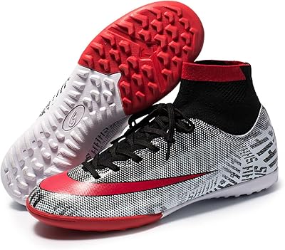 Frequent football shoes with high collar, unisex, non -slip football shoes for children, adolescents, boys, girls and adults.. Shop confidently with Nigeria's most trusted e-commerce platform, offering swift and affordable delivery.