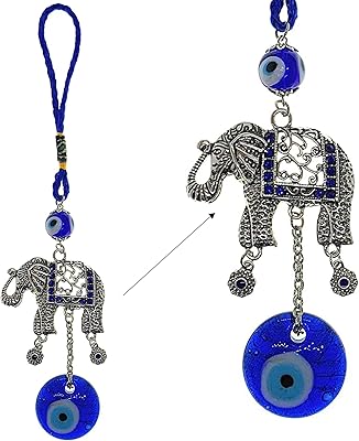 Lackboostium ornament to hang in the form of a lucky elephant with crystal and evil eye - sign of protection, blessing and power - Articles and decoration accessories for the home/office - Decoration of car mirrors.. Looking for trendy fashion, home essentials, or electronics? DIAYTAR Nigeria has it all and delivers within days, not weeks.
