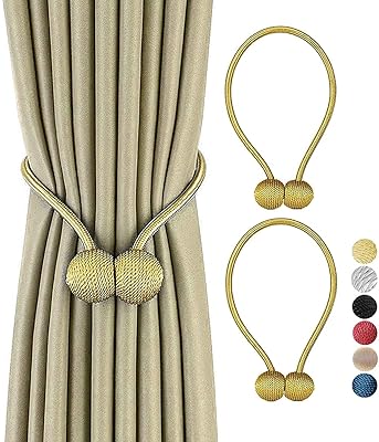 IM Fine Life 1 pair of tapes of magnetic curtains, supporting powerful magnetic curtains, hooks to hang transparent blackout curtains, decorations, painted curtain accessories (gold).. Unlock a world of affordable products with DIAYTAR NIGERIA's expansive e-commerce platform.
