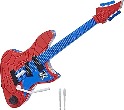 Marvel Spider-Man: Across the Spider-Verse Spider-Punk Web Blast Guitar with Wummy Bar Blast Action, Role games for children from 5 years old.. Discover the perfect balance of price and convenience with DIAYTAR NIGERIA's nationwide e-commerce platform.
