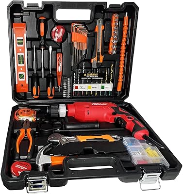 Professional tool kit IPL TD13-100 650 WATTS (Red) pack of 115 pieces.. Experience budget-friendly shopping at DIAYTAR NIGERIA, Nigeria's premier online marketplace with quick delivery.