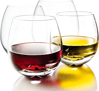 Wine crystal glasses without mofado foot 15 oz (batch of 4).. Transform your online shopping experience with DIAYTAR NIGERIA's affordable and diverse marketplace.