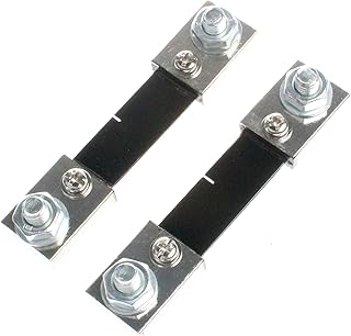 Noyito 75A 75MV Metal shunt resistance external shunt for analog current meter (package of 2).. Shop with confidence at DIAYTAR NIGERIA, Nigeria's premier affordable e-commerce platform.