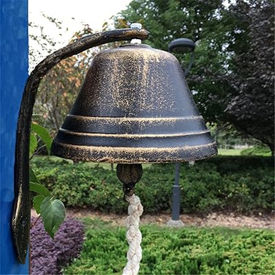 The White Shop Dinner Bell for Outdoor or the Interior in Red Copper Hanging Bell, Iron Outdoor Bell on Wall surfaces for Church Bell, Home and School.. From Lagos to Kano, DIAYTAR Nigeria delivers across Nigeria in days.