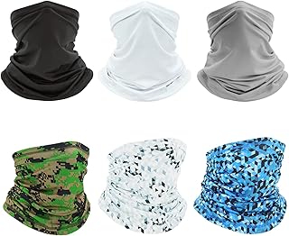 Lot of 6 cache-coup fishing mask Bandana protection against the sun, wind and dust, UV headgear, hood for men and women, running, hunting, cycling, motorcycle, fishing, hiking, navy blue.. DIAYTAR NIGERIA: Bridging the gap between consumers and quality products with affordable nationwide shipping.