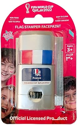 Non -toxic FIFA flag stamp | Face painting with free make -up removal cream - France.. DIAYTAR NIGERIA: Bringing quality products to every Nigerian home at prices everyone can afford.
