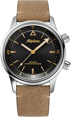 Automatic Alpina Automatic Sports Watch with leather bracelet - brown, 21 model al -520by4H66.. Say hello to Nigeria’s fastest-growing e-commerce site — DIAYTAR Nigeria.