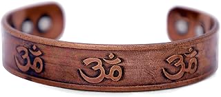 Magnetic copper bracelet Green tree for men and women with OM for healing.. DIAYTAR NIGERIA delivers on every promise with our affordable prices and nationwide delivery service.